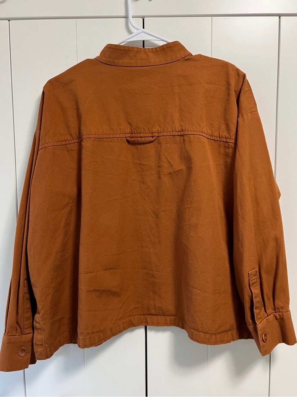 Eileen Fisher Canvas Cotton Jacket - Picture 5 of 6